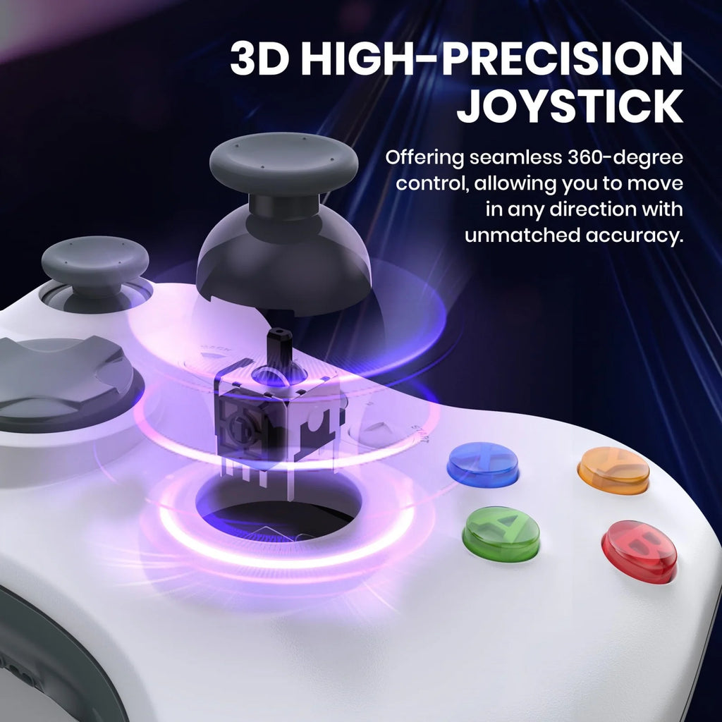 2.4G Wireless Controller for Xbox 360/360 Slim/PC Gamepad Video Game Rocker Dual Vibration Sensing Console Gaming Accessories