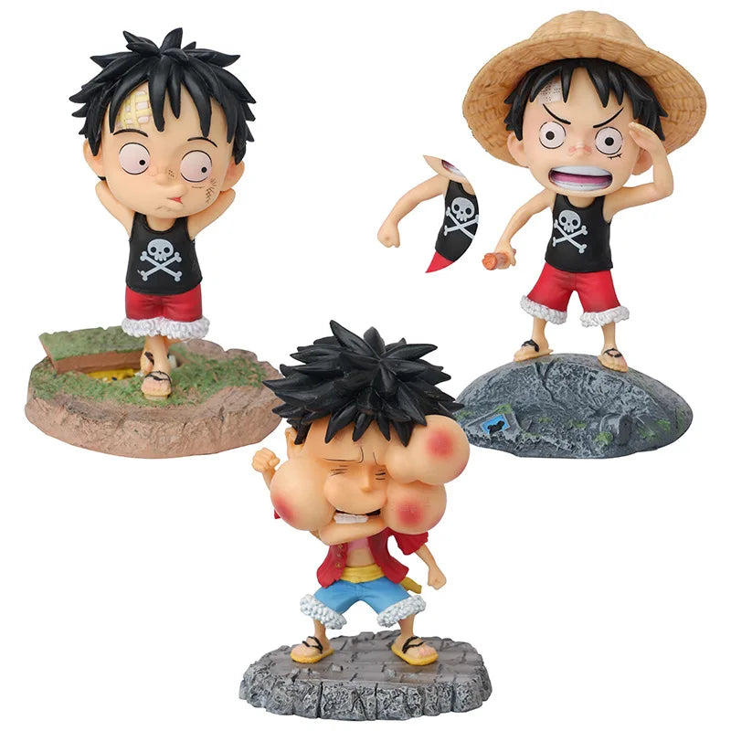 Anime One Piece Figur Monkey D. Luffy PVC Actionfigur Statue Sammlermodell Kinderspielzeug Puppe Geburtstags- und Weihnachtsgeschenke