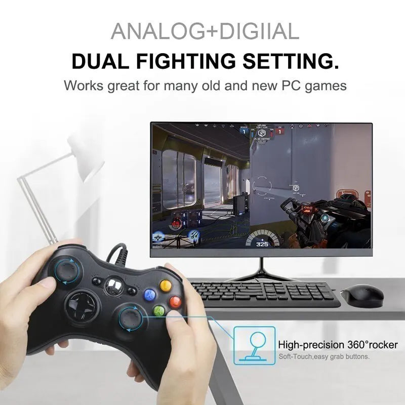 Gamepad For Xbox 360 Wire Controller For XBOX 360 Console 2.4G Wireless Joystick