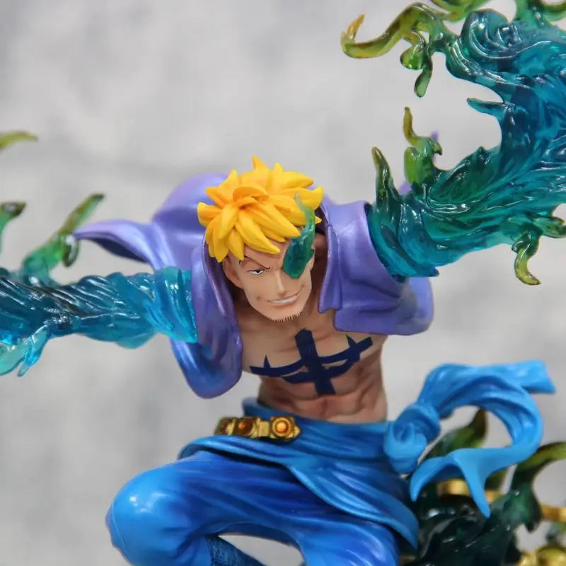 31cm One Piece Figures Phoenix Flying Marco Series Model Scenes Statue Animation Ornaments Decorative Action Figures Toy Gift