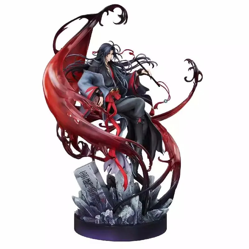 Genuine Mo Dao Zu Shi Anime Action Figure Wei Wuxian Yi Ling Lao Zu Ver Large Figurine Collection Pvc Model Collection Gift