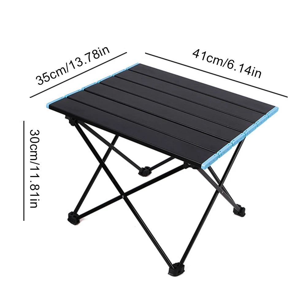 Ultralight Fold Camping Table Foldable Outdoor Dinner Desk High Strength Aluminum Alloy Small table For Garden Party Picnic BBQ