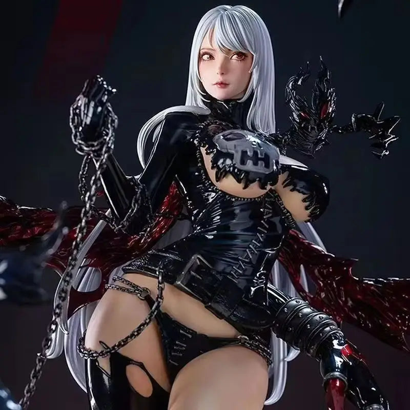 In Stock Anime Lady Devimon Figure Digimon Action Figures Figurine Pvc Doll Desk Decor Statue Collection Model Festival Gifts