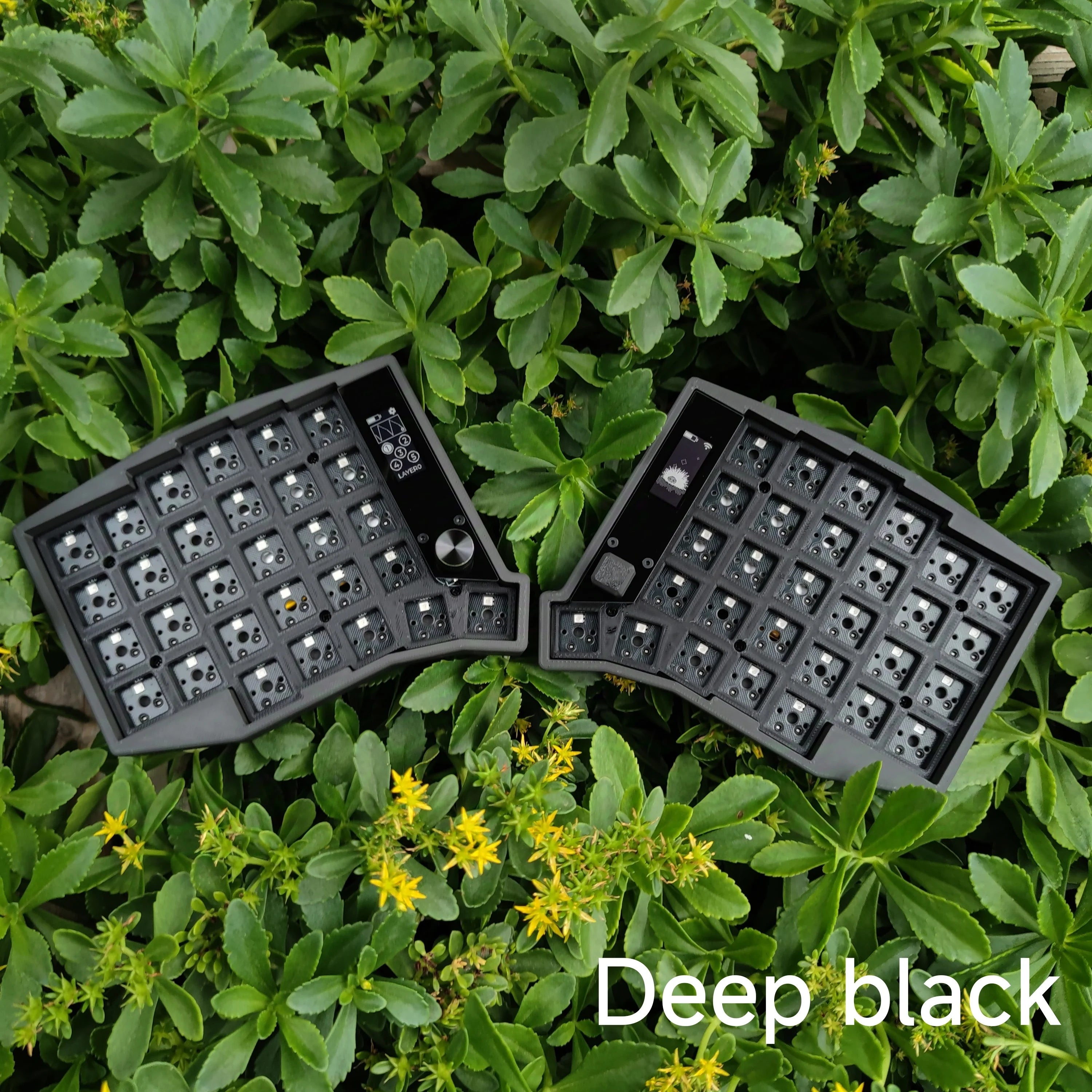 Sofle Split Keyboard Kit Dual Mode Wired Bluetooth Wireless Split Keyboard Kit Customized 58 Keys Hot Swap with Screen Knobs ZMK