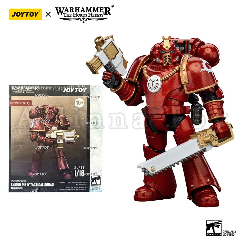 JOYTOY 1/18 Action Figure The Horus Heresy Thousand Sons Legion MK IV Tactical Squad Khenetai Occult Cabal Librarian Consul