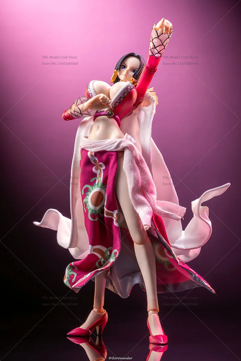 1/12 Scale Female Clothes One Piece Pirate Empress Boa·Hancock Japanese Anime For VAH  6-inch Action Figure Soldier Scene