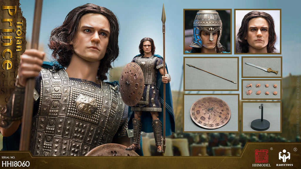 HHmodel & Haoyutoys 1/6 Scale 12 Inch Action Figure - Troy Prince Full Set Battle Suit Version Men Soldier Imperial Legion