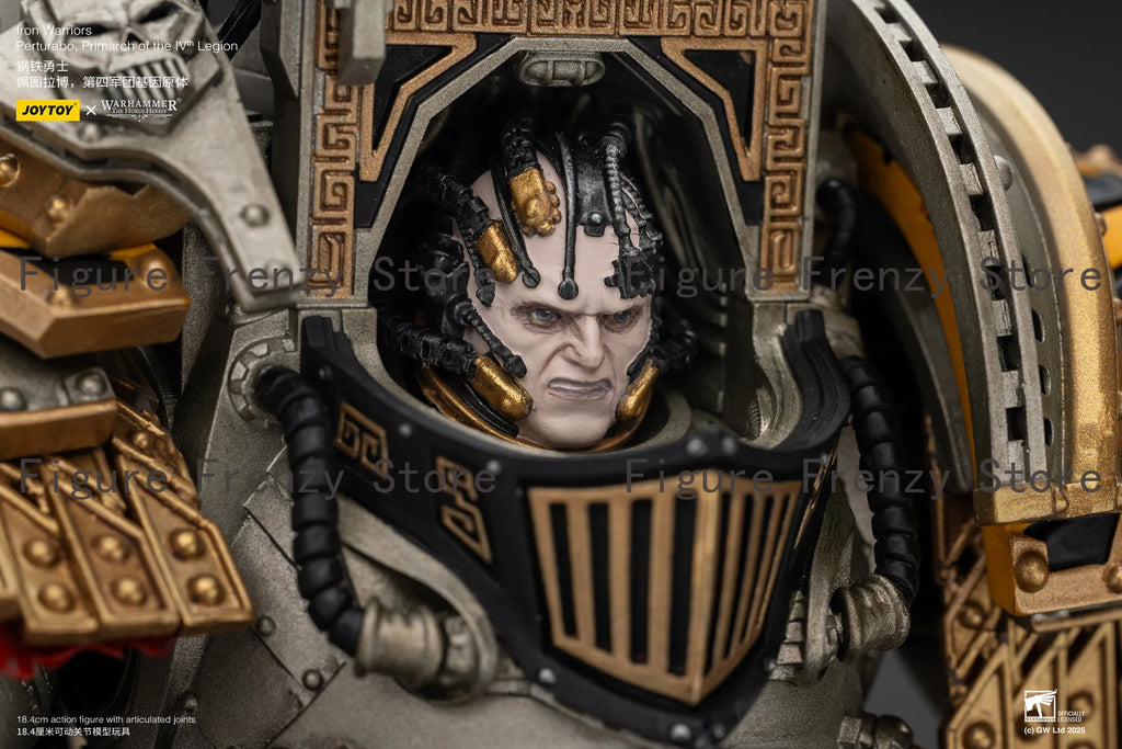 In Stock Joytoy 1/18 Articulated Figure -  Iron Warriors Legion Perturabo (Primarch of The Fourth Legion)