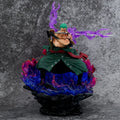 В наличност 30 см One Piece Gk Roronoa Zoro Аниме екшън фигурка Santoryu Three Knives Flow Ashura Манга статуя Декор Модел играчка