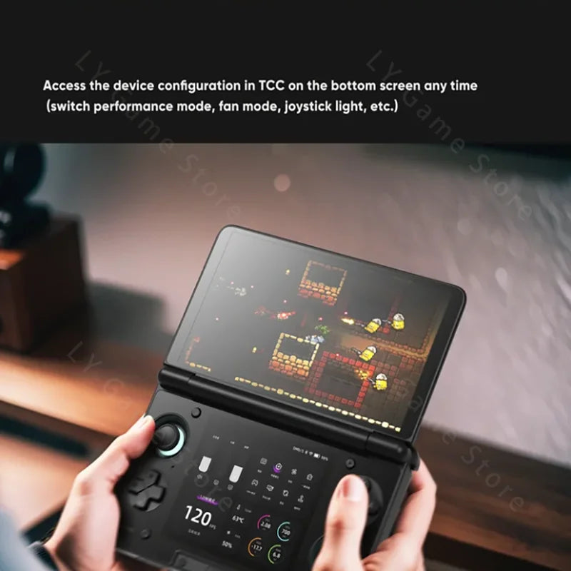 Original AYN Thor 6'' OLED Dual Screen Gaming Handheld Qualcomm Snapdragon CPU Android13 6000mAh Battery Hall Stick Game Console