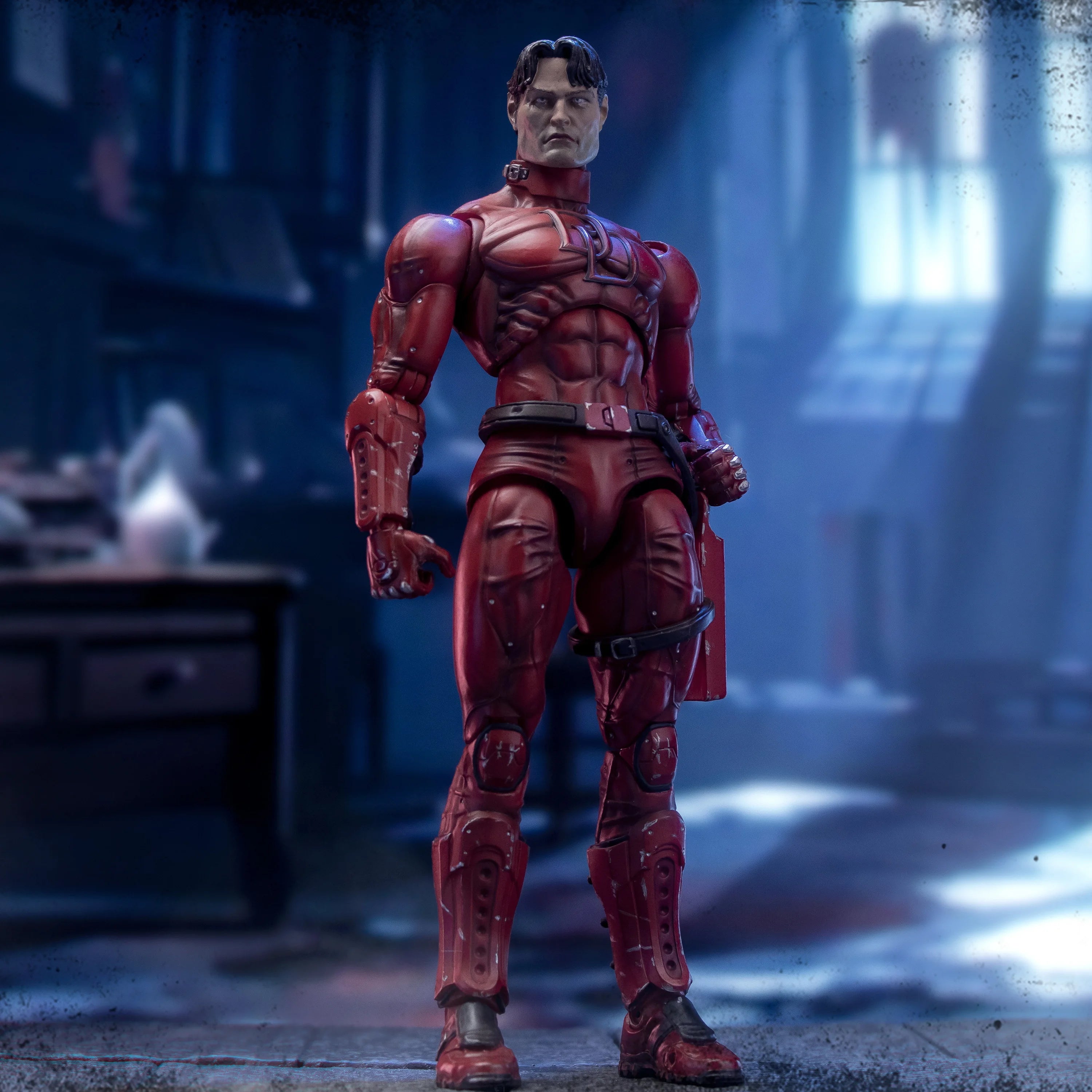 In Stock - FlefToys Marvel Daredevil Classic Red Shadowland Reborn Black 8" Action Figure Devil Defenders Matt Murdock Legends