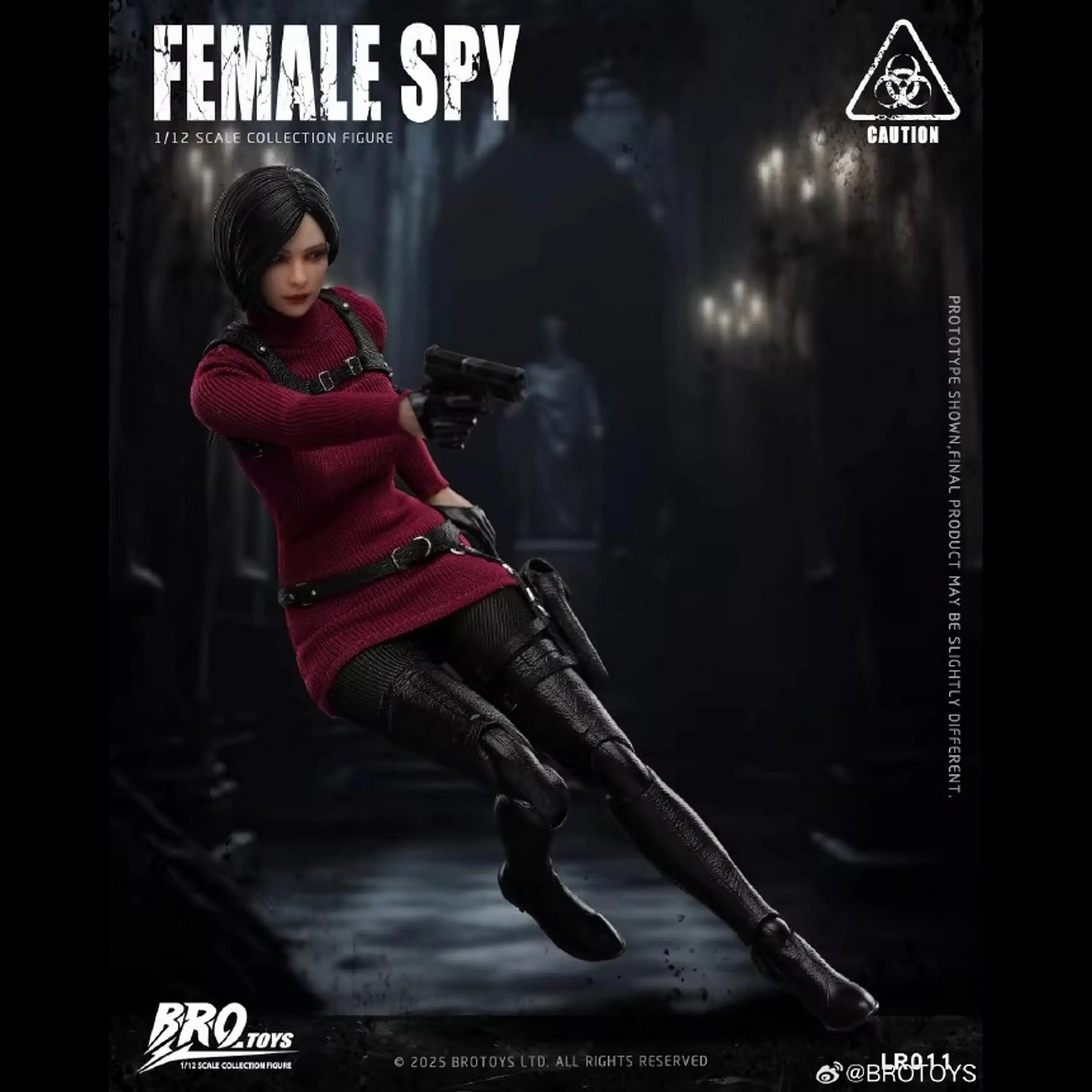 Genuine In Stock Brotoys Female Spy Ada Wang Lr011 Eye Moving Cloth Dress 1/12  Doll Action Figure Collection Birthday Gift Toy
