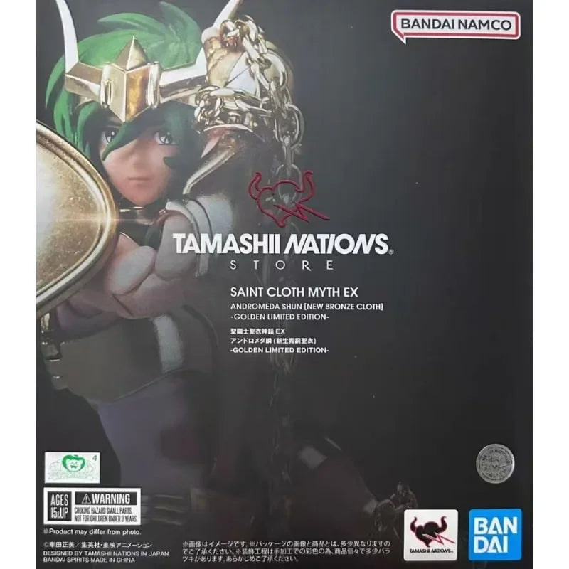 Bandai Saint Seiya Myth Cloth TNT Limited Ex Gold Andromeda Shun Phoenix Pegasus Purple Dragon Glacier Anime Figure Model Toy