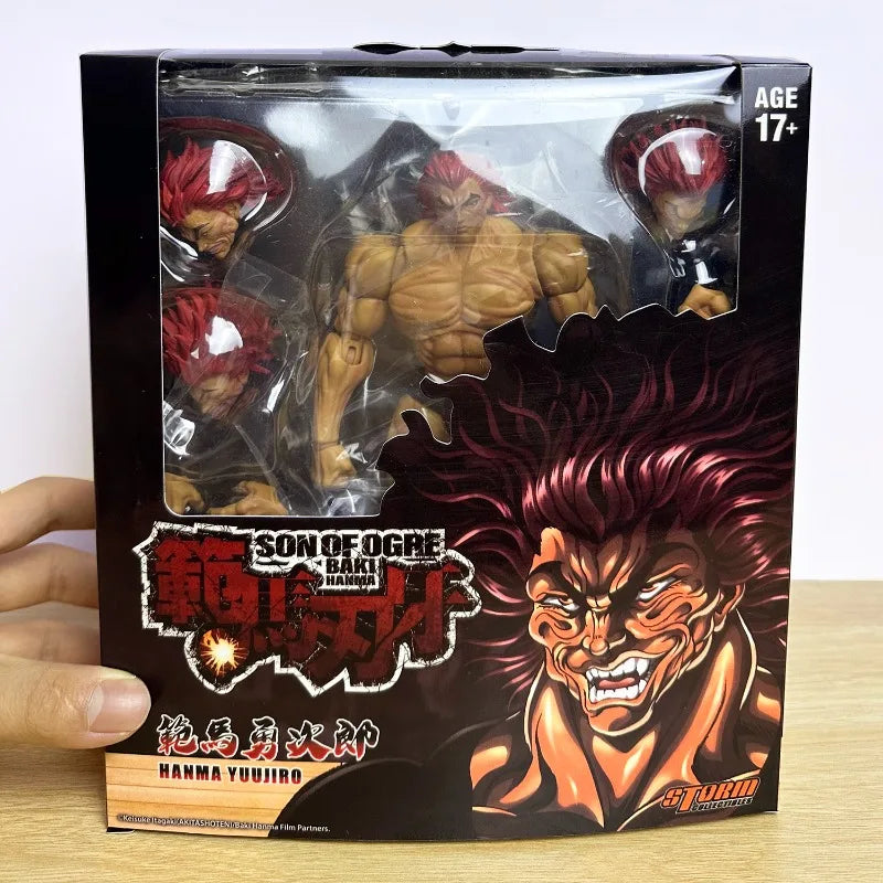 17 см Ko St Storm Toys Baki Hanma екшън фигурка бойно аниме BAKl Kibk син на огре фигурка колекционерски модел кукли играчки подаръци