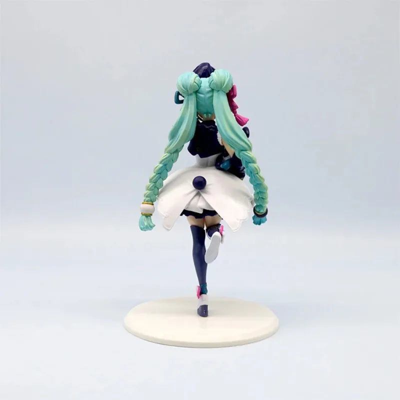 18cm Hatsune Miku Cute Desktop Chinese Style Fashion Panda Action Figure, Cute Girl Model PVC Collectible Figure Ornament
