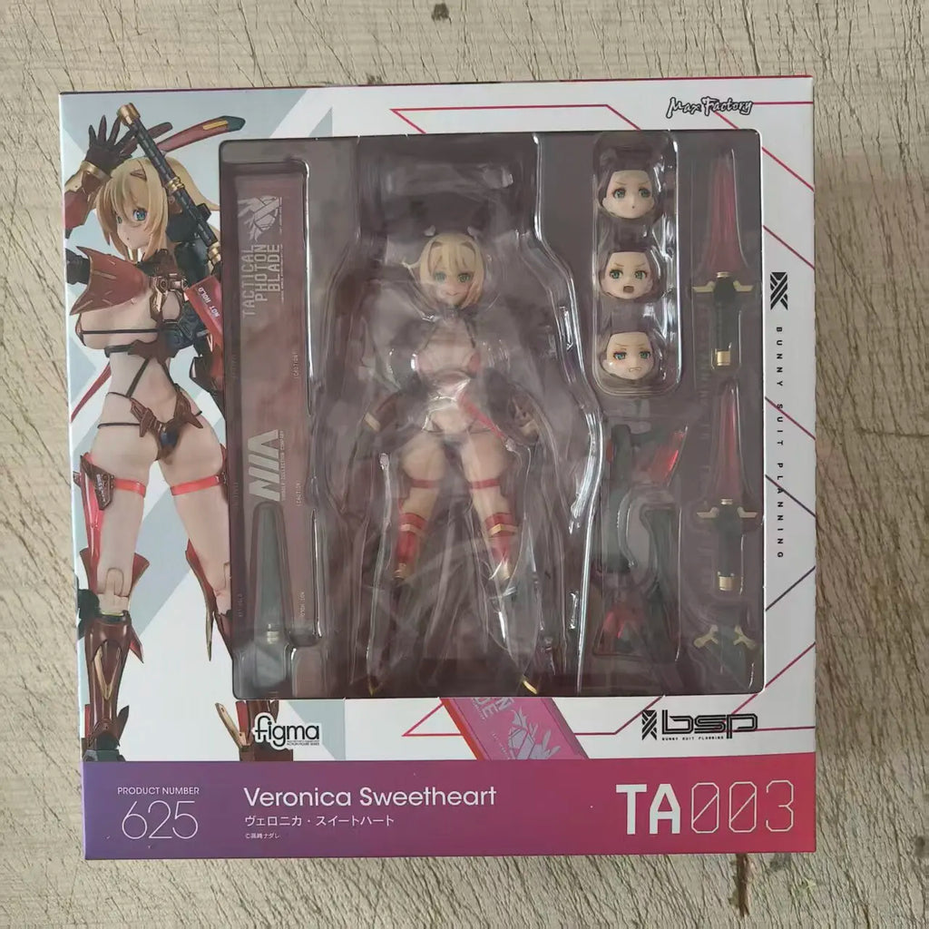 Mf Figma 625 Veronica Sweetheart Bunny Girl Articulated Action Figure Model Desktop Display Decor For Adult Anime Collectors