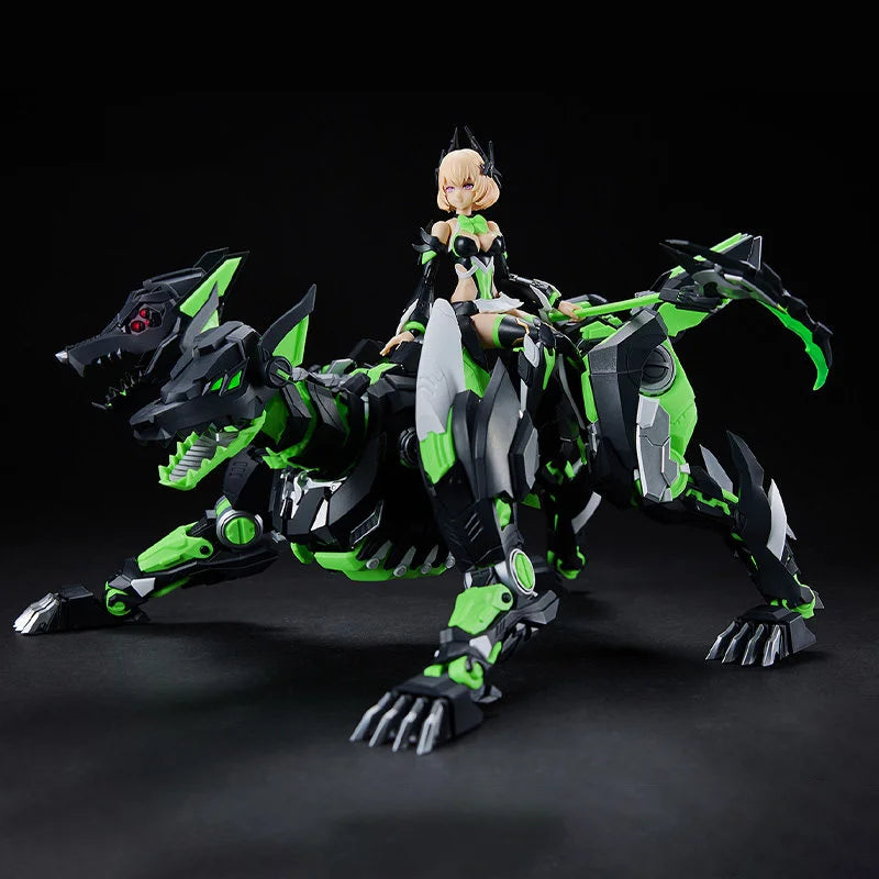 SIN-04 Envy 1/10 17cm Mecha Girl Plastic Model Kit Painted Movable Assembly Model Scythe Two-Headed Dog Action Figure Toy Gifts