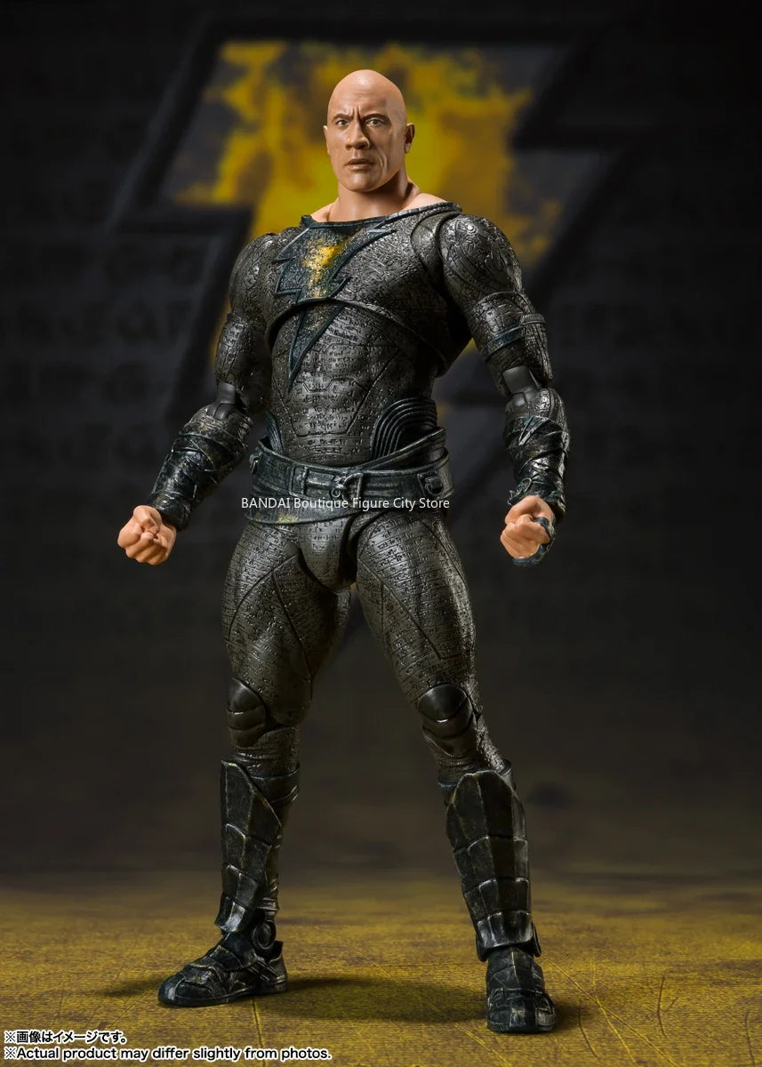 In Stock Genuine Bandai SHF American Series Black Adam Action Figure Model Doll Gift Collection Toy