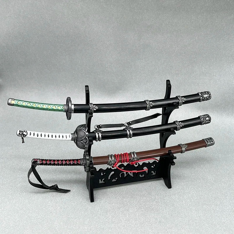 Sekiro: Shadows Die Twice Metall-Katana-Waffenmodell-Replika Mortal Blade Wolf 1:6 Actionfigur-Zubehör Sammlerstück Dekoration