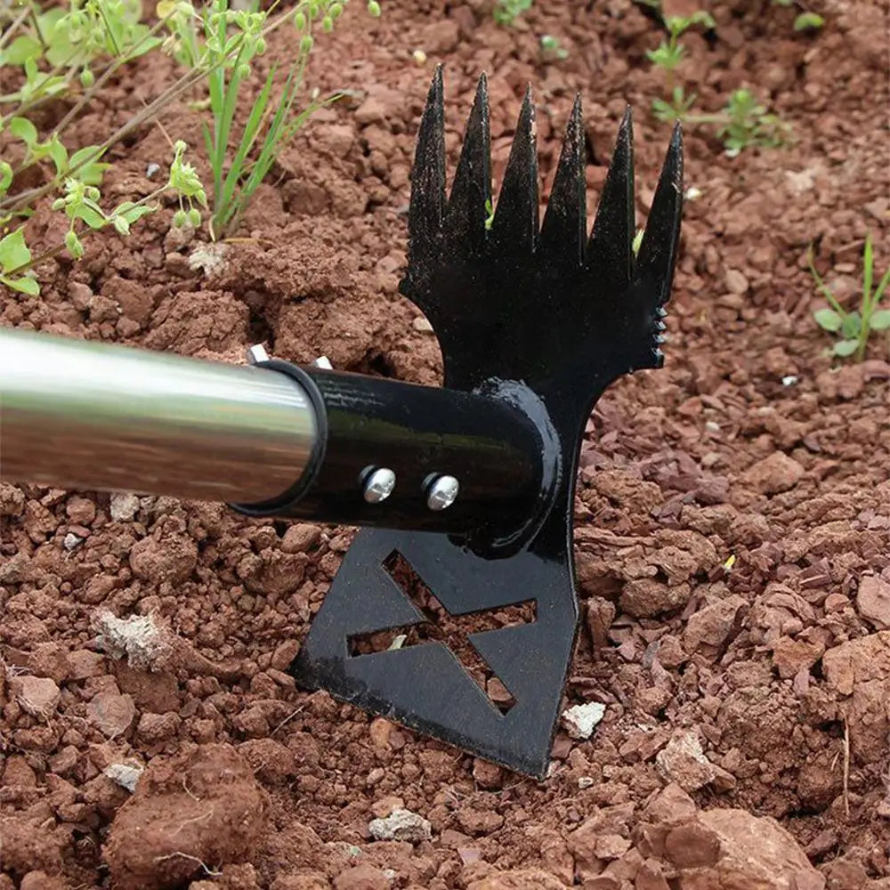 Unkrautstecher, Garten-Unkrautstecher, doppelseitig, rostbeständig, ergonomisches Design, für Unkrautstecher im Garten, Hinterhof, Grasfarm 