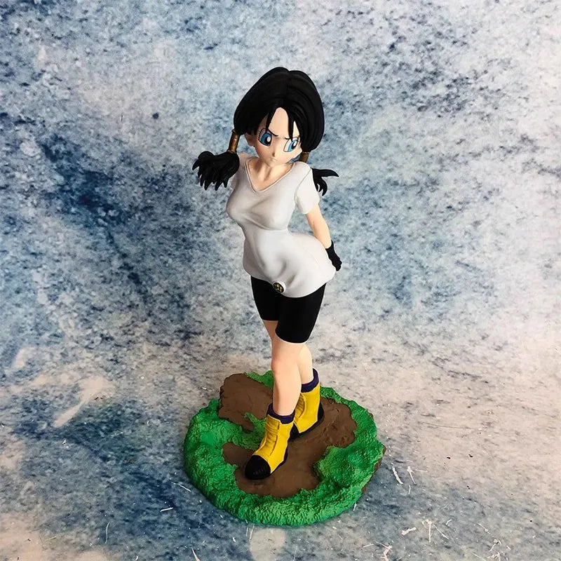 【IN STOCK】28cm Dragon Ball Anime Figure Videl Figures Hercule daughter figurine PVC Statue Collection Model Toy Gift