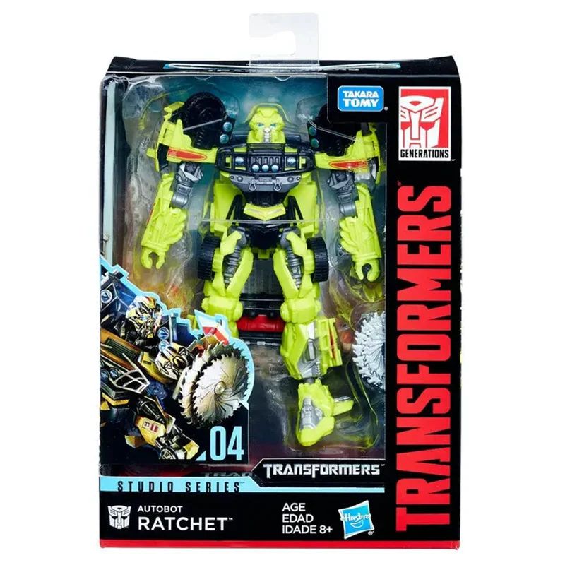 100% In Stock Original Hasbro SS04 SS 04 Ratchet Deluxe Autobot Robot Model Anime Collection Toys Action Figures