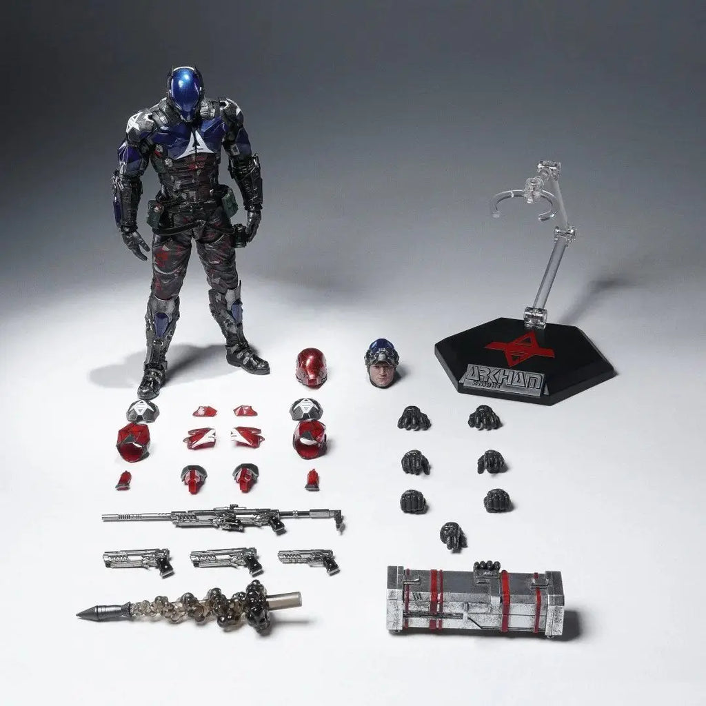Pre-Sale Authentic LPZZ Batman Arkham Knight 1/12 Action Figure DC Superhero Poseable Anime Model Toy Collectible Doll Gift
