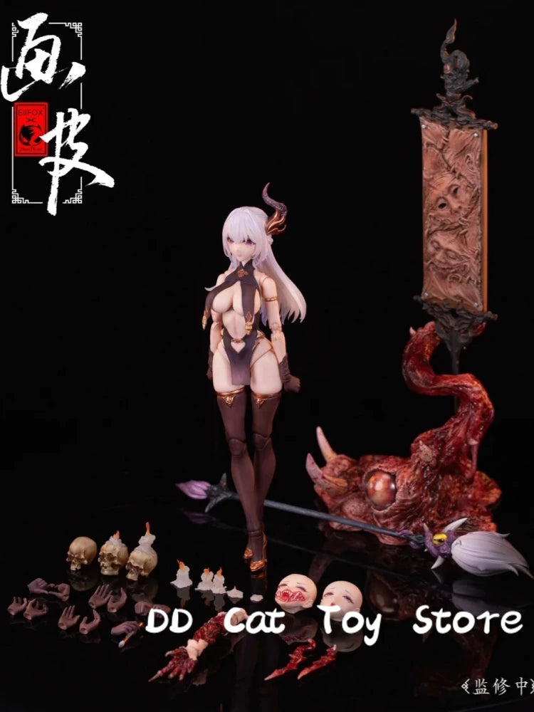 In Stock Genuine BearPanda Eiifox 1/12 Huaxia Gods And Ghosts Painted Skin 15cm Scale Collectible Action Figure Birthday Gift
