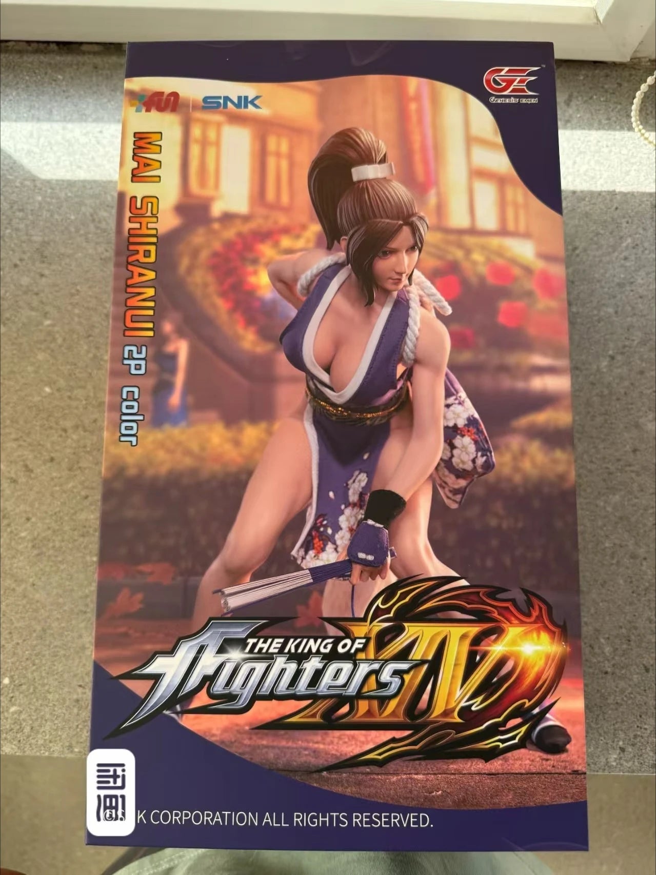 New Product in Stock Genesis Emen KOF-MS02 King of Fighters Genuine 1/6 Mai Shiranui 2 Movable Figure