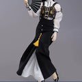1/6 Top and Skirt Oufit Retro Outfit for 12 inch Female Figures Accessories