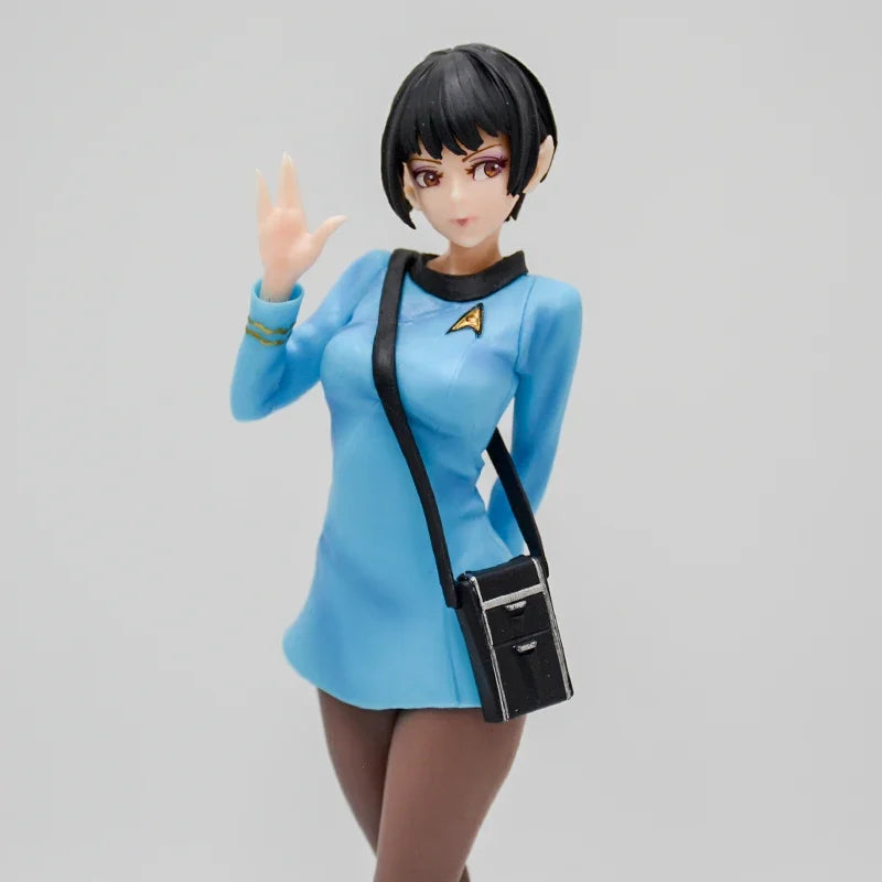 20cm Star Trek Bishoujo Vulcan Science Officer Anime Figures Salute Girl Action Figurine Pvc Statue Collection Model Doll Toy