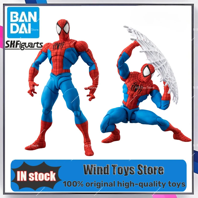 100% Original Bandai S.H.Figuarts Spider Man SHF Spider-Man GAMERVERSE Game Universe Action Figures Toys Gift Collection