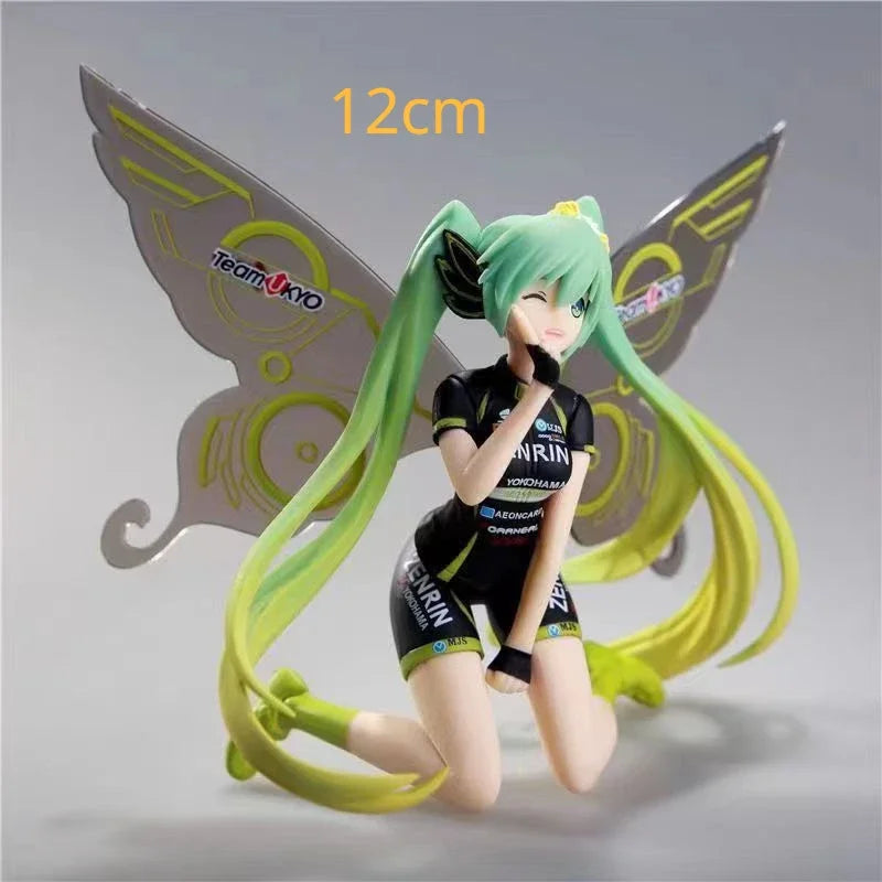 New hatsune miku Hatsune Anime Figures Collecting Summer Bikini Sweet Girl PVC Action Figures Glow Dancer Model Toys