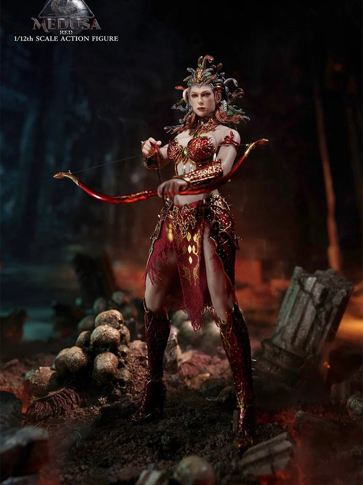 TBLeague PL2024-227 Figure Leg Model Version 1/12 Snake Head Beauty Medusa Soldier Mini Strident Ornament 6inch Figurine Doll