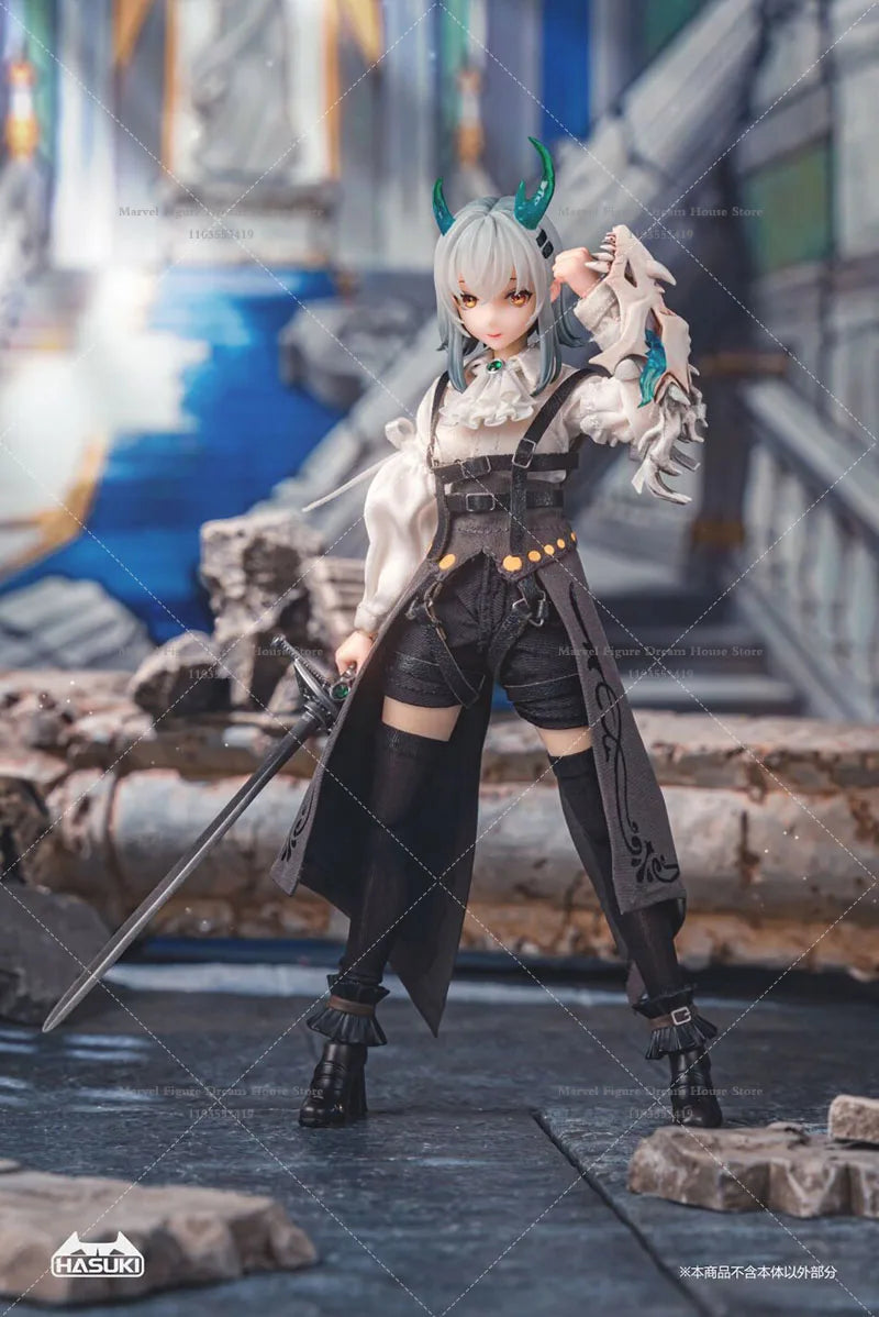1/12 Scale Medieval European Style Knight Miss Gloria 6-inch Full Set Action Figure Soldier Height About 15.5CM HASUKI PA008