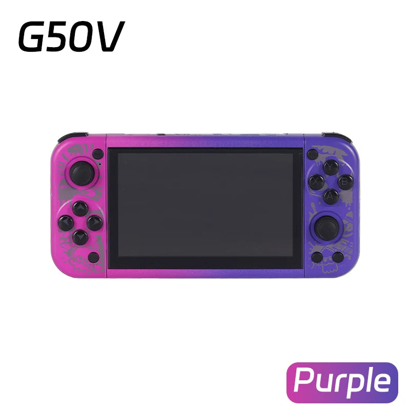 G50V PSP 5-inch 64GB 2500mAh portable handheld game console arcade suitable for PSP/PS1 retro TV game controller boys' gift