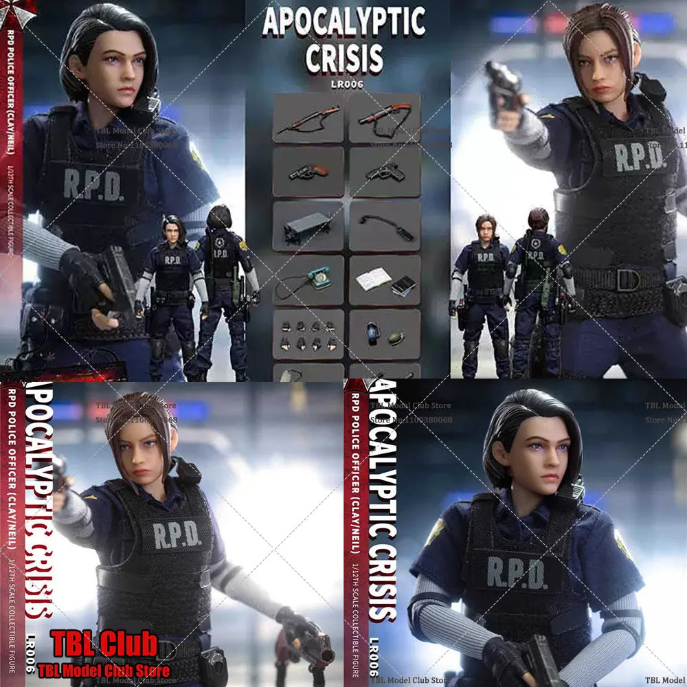 Limited Stock BROTOYS LR006 1/12 Scale Adventure Game RPD Police Officer Suit Clay Neil Double Persion Version 6In Action Figure