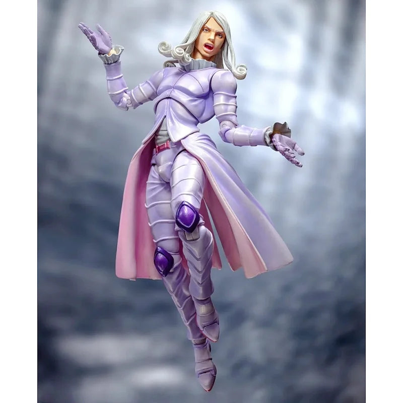 Medicos Super Action Statue Funny Valentine JoJo's Bizarre Adventure Steel Ball Run Collectible Anime Action Figure In Stock