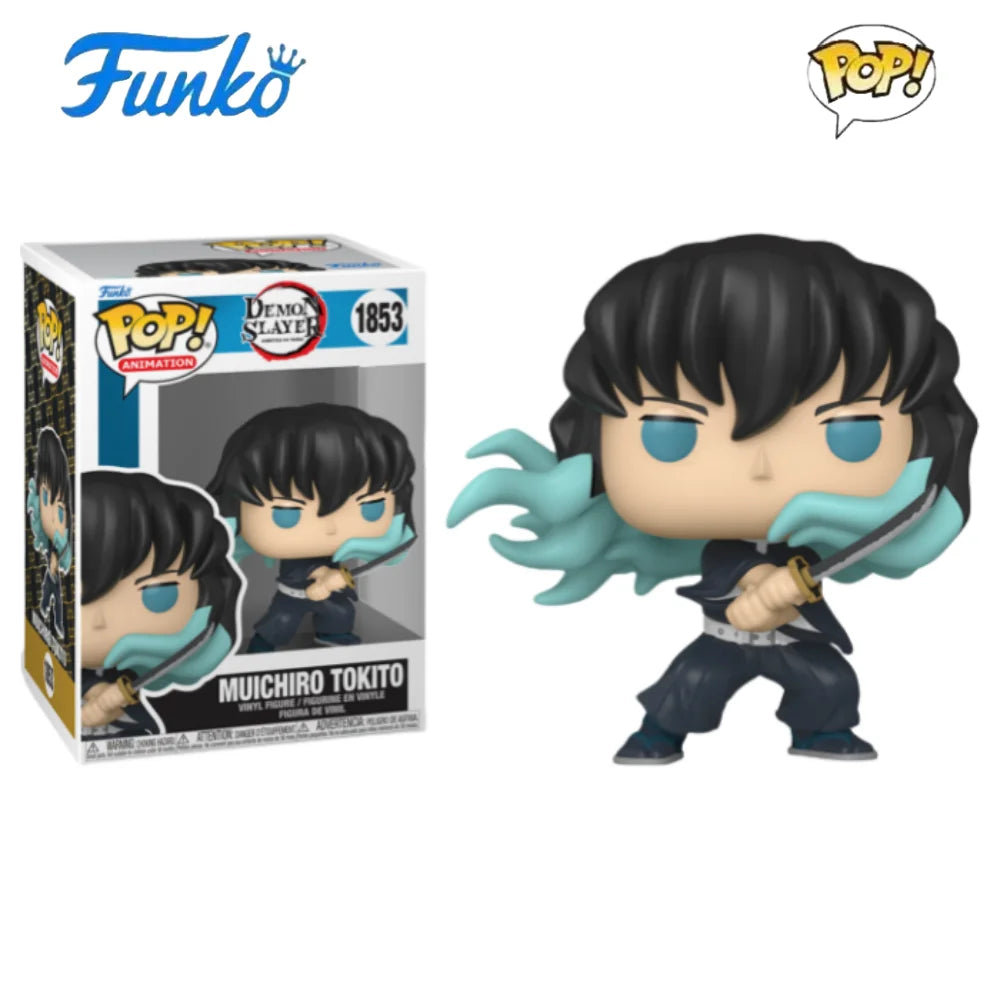 Funko Pop Muichiro Tokito Action Figure Anime Demon Slayer Series Kochou Shinobu Model Limited Edition Collect Original Gifts