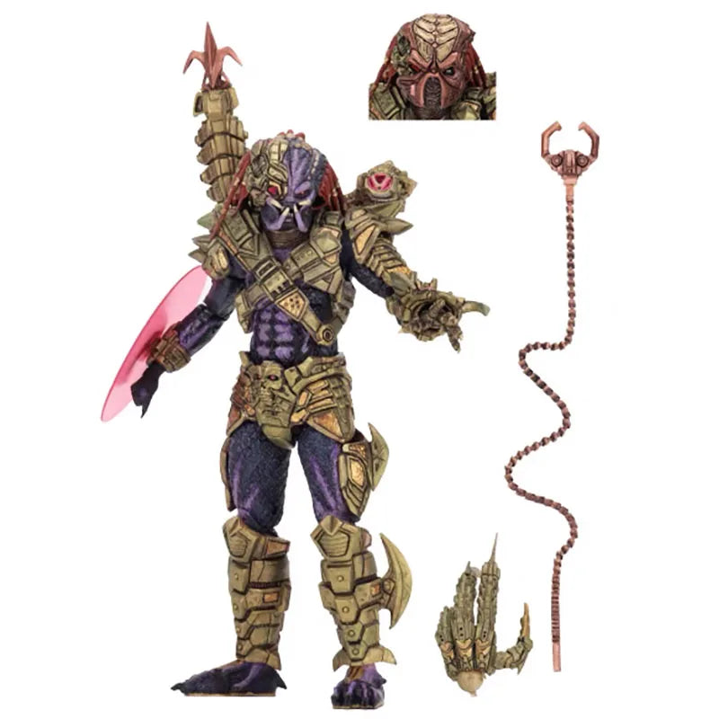 NECA The Predator Figure Ultimate Alien Hunter Action Figuras Manga Figurine Toys Anime 7-Inch Movable Model Doll Gift Original