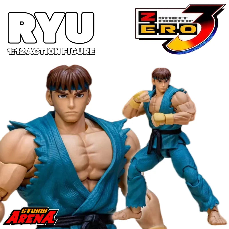 Storm Toys Street Fighter 3 Action Figure 2025 Wf Exhibition Limited Version Original Collection Ryu Ken Pvc Model New Toy Gift