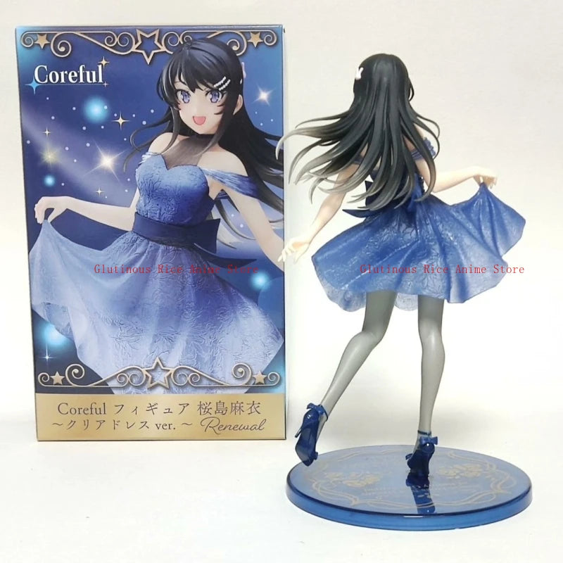 Labubu Anime Character Sakurajima Mai Lamp Children'sToy Labubu Clothes Model Sonny Angel Doll Doll Statue Original Collectibles