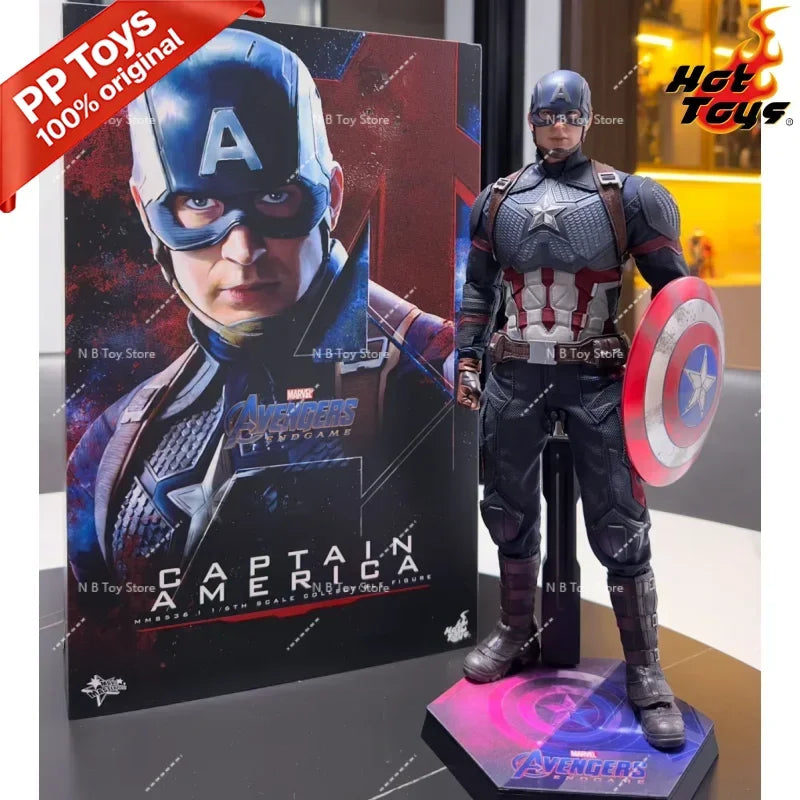 In Stock Genuine HOTTOYS HT MMS536 1/6 Marvel Avengers 4 Captain America 7.0 Action Figure Model Toys