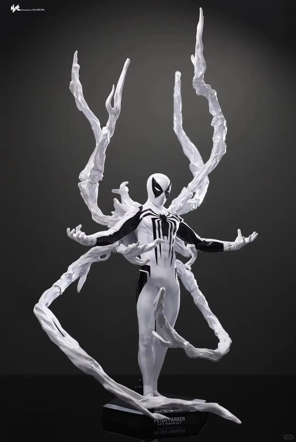 Brand New 1/6 Scale Hot Toys Vgm69 Spider-Man 2 Anti-Venom Suit Action Figure Desktop Pvc Display Ornament Collectible Toy Gift