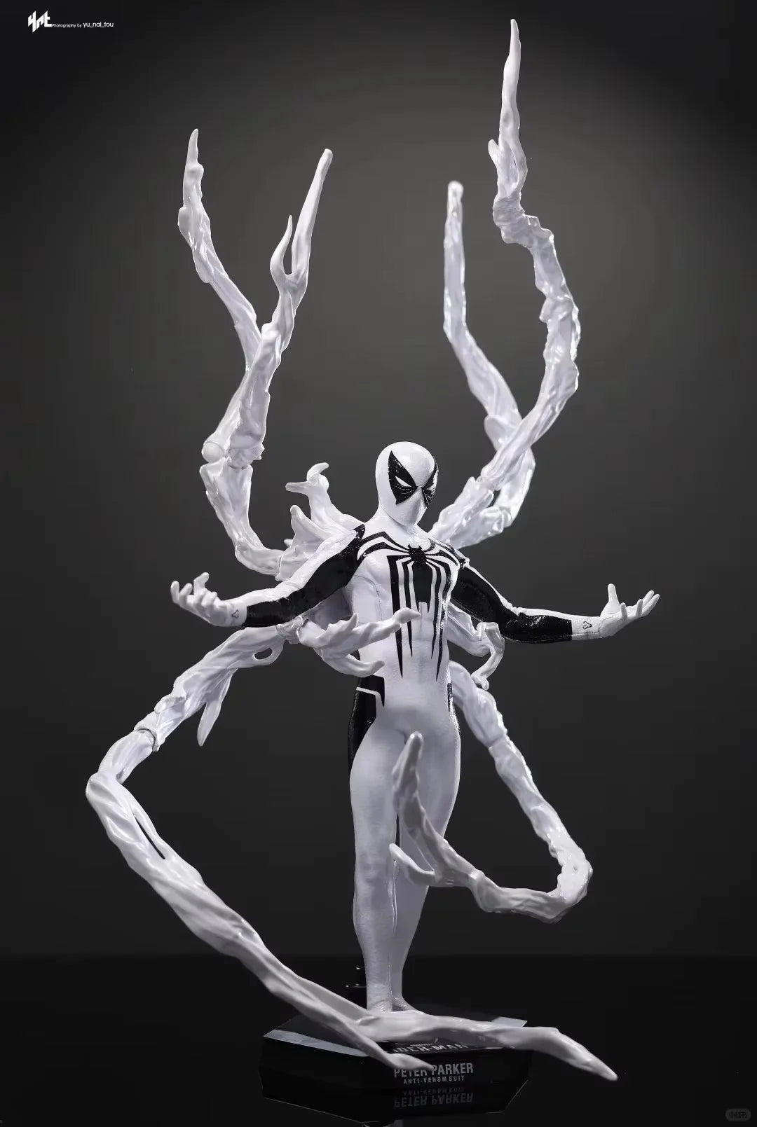 Brand New 1/6 Scale Hot Toys Vgm69 Spider-Man 2 Anti-Venom Suit Action Figure Desktop Pvc Display Ornament Collectible Toy Gift