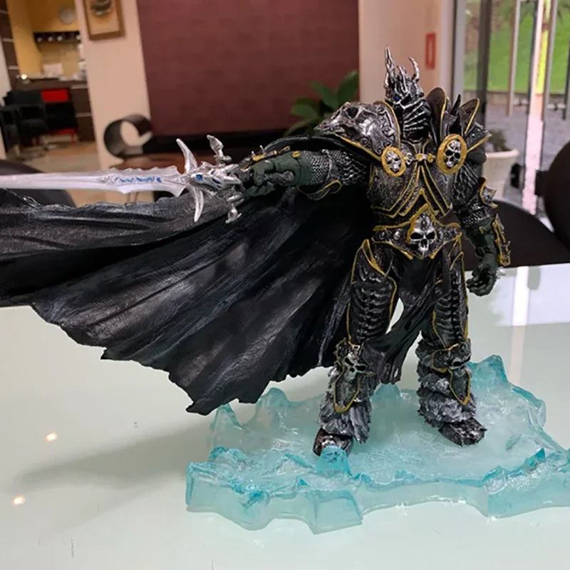 WOW-Charakter FALL OF THE LICH KING ARTHAS ACTIONFIGUR World of Warcraft Spielperipheriegeräte DC Lich King Illidan Anime-Figuren