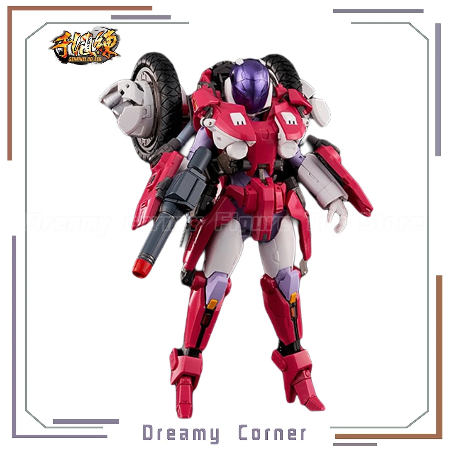 【In Stock】Original Sentinel RIOBOT VR-038L Kiko Soseiki Mospeada Bartley 1/12 Finish Mecha Figure Toy