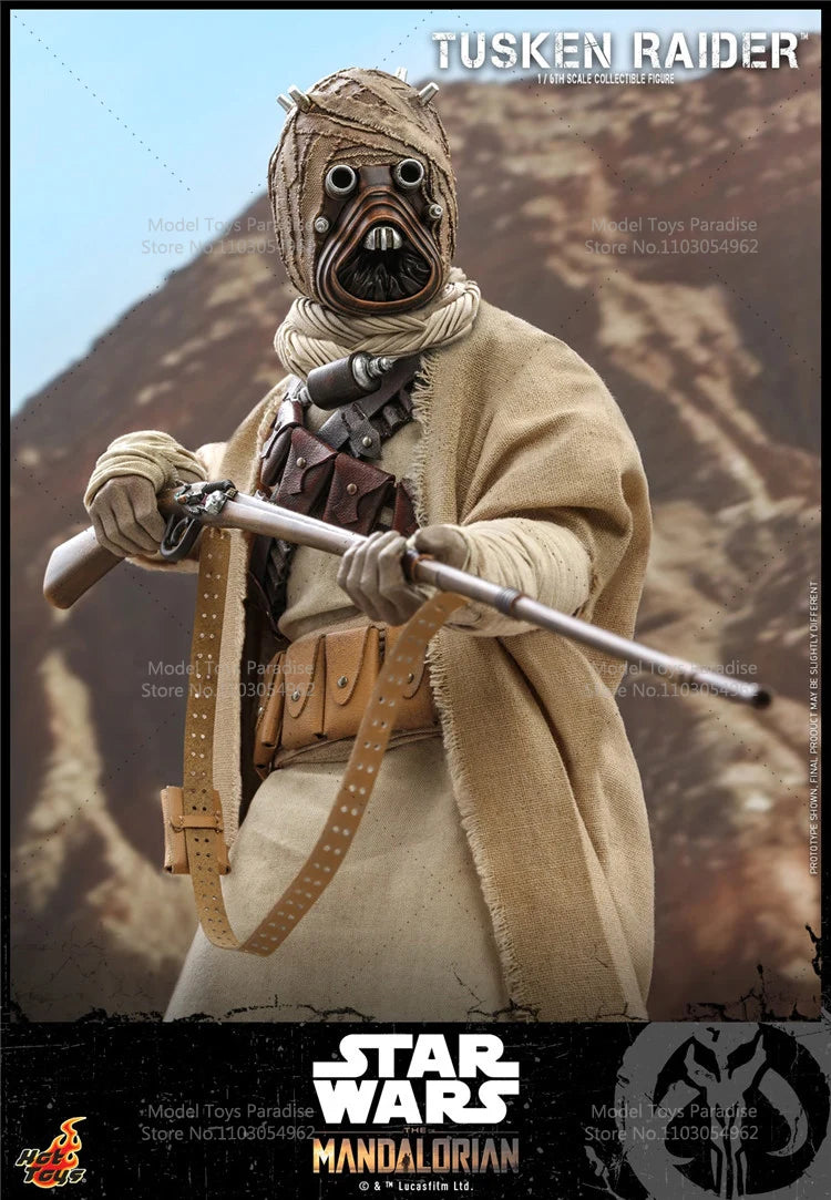 Original HOTTOYS HT TMS028 1/6 Collectible Toys Tusken Raider The Mandalorian Sand People Soldier 12'' Action Figure Model Gifts
