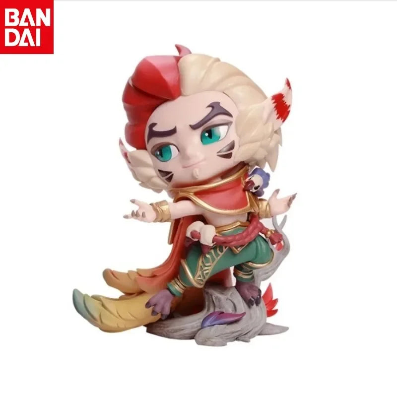 Genuine League of Legends LOL  Action Figure The Rebel Xayah The Charmer Rakan Game Anime Figure Collectible Doll Model Kid Toy