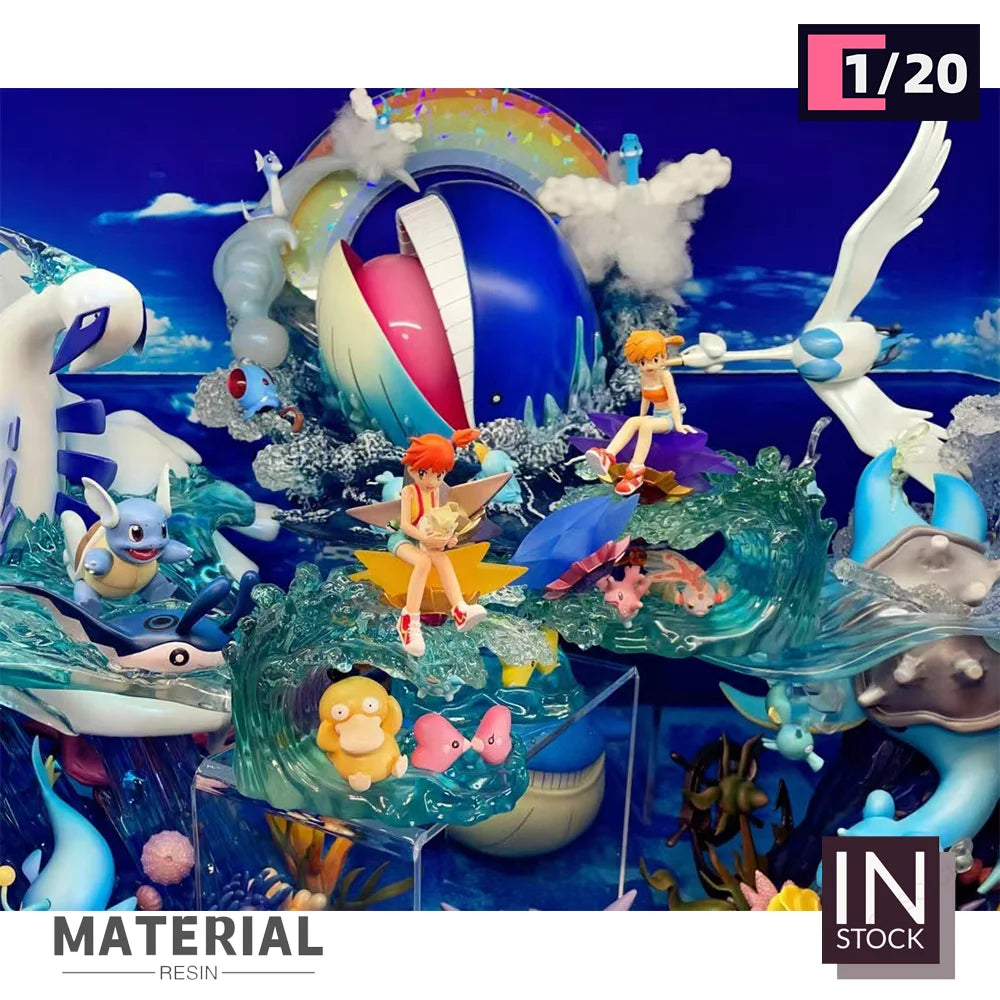 [IN STOCK]1/20 Scale World Figure [Lucky Wings Studio] - Shiny Staryu & Starmie & Corsola & Luvd & Misty & Manaphy & Bulbasaur